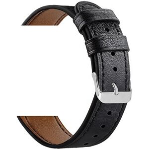 Eternico Leather Band universal Quick Release 20mm čierny