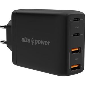 AlzaPower G300 GaN Fast Charge 100 W čierna