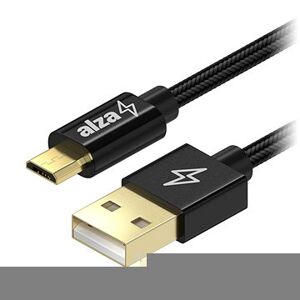 AlzaPower AluCore USB-A to Micro USB 0.5m Black