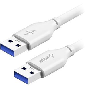 AlzaPower Core USB-A (M) to USB-A (M) 3.0, 0.5 m biely