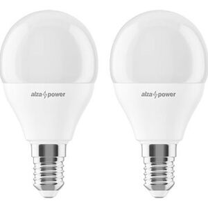 AlzaPower LED 8-55 W, E14, P45, 2 700 K, súprava 2 ks