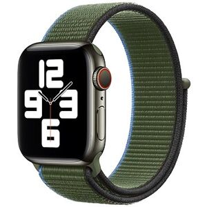 Eternico Airy na Apple Watch 42 mm/44 mm/45 mm Ebony Green
