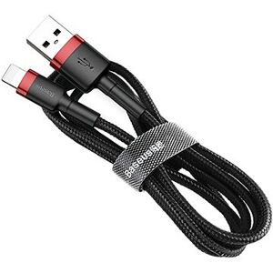 Baseus Cafule nabíjací/dátový kábel USB na Lightning 1,5 A 2 m, červený-čierny