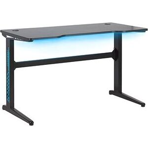 Herný stôl RGB LED 120 × 60 cm čierny DORAN , 250401
