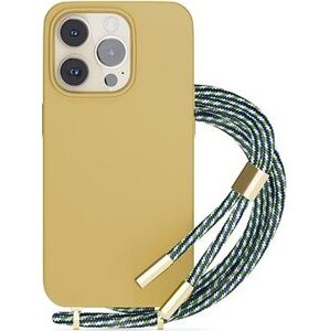 Epico Silicone Necklace Case iPhone 13/14 – piesková