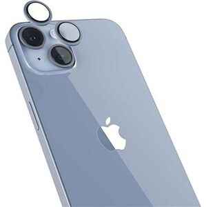 Epico Hliníkové ochranné sklo na šošovky fotoaparátu na iPhone 14/14 Plus modré