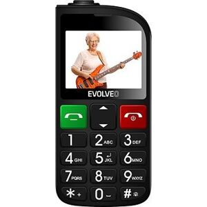 EVOLVEO EasyPhone FL čierny s nabíjacím stojančekom