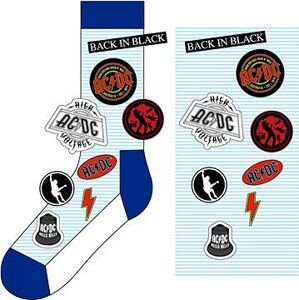 AC/DC – Icons unisex modré – ponožky