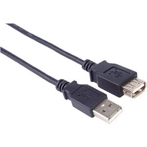 PremiumCord USB 2.0 predlžovací 0,5 m čierny