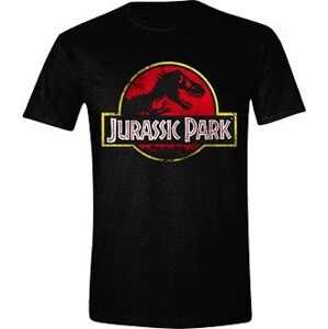 Jurassic Park – Distressed Logo – tričko