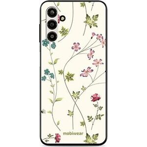 Mobiwear Glossy lesklý pro Samsung Galaxy A13 5G - G035G - Tenké rostlinky s květy