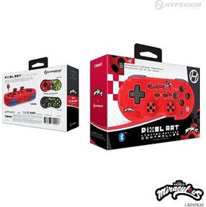 Hyperkin Pixel Art Miraculous Bluetooth Controller for Nintendo Switch/PC/Mac/Android (Ladybug)
