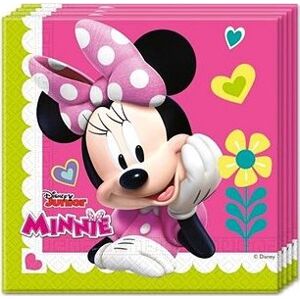 Papierové obrúsky myška „Minnie happy helpers“, 33 × 33 cm, 20 ks