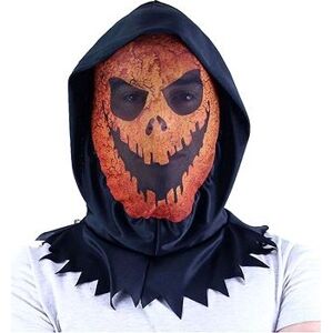 Maska tekvica – pumpkin oranžová textilná – halloween