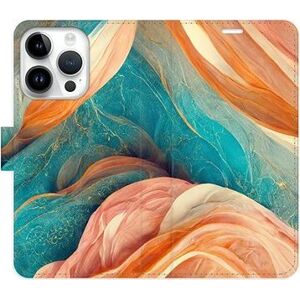 iSaprio flip pouzdro Blue and Orange pro iPhone 15 Pro