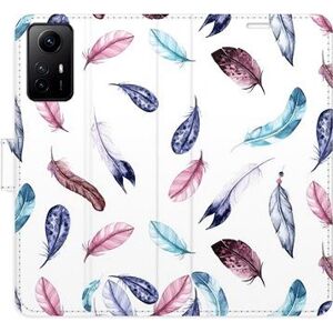 iSaprio flip puzdro Colorful Feathers pre Xiaomi Redmi Note 12S