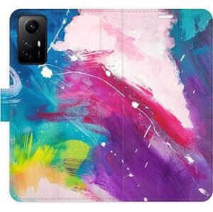 iSaprio flip puzdro Abstract Paint 05 na Xiaomi Redmi Note 12S
