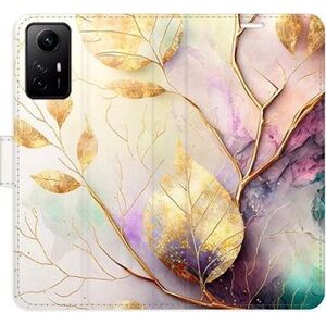 iSaprio flip puzdro Gold Leaves 02 pre Xiaomi Redmi Note 12S