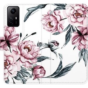 iSaprio flip puzdro Pink Flowers pre Xiaomi Redmi Note 12S
