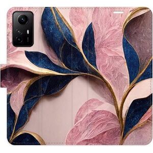 iSaprio flip puzdro Pink Leaves pre Xiaomi Redmi Note 12S