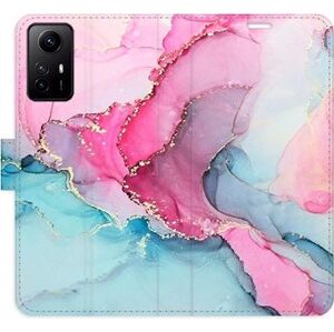 iSaprio flip puzdro PinkBlue Marble pre Xiaomi Redmi Note 12S