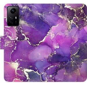 iSaprio flip puzdro Purple Marble pre Xiaomi Redmi Note 12S