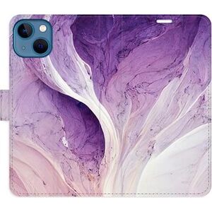 iSaprio flip puzdro Purple Paint na iPhone 13