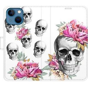 iSaprio flip pouzdro Crazy Skull pro iPhone 13 mini