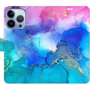 iSaprio flip pouzdro BluePink Paint pro iPhone 13 Pro