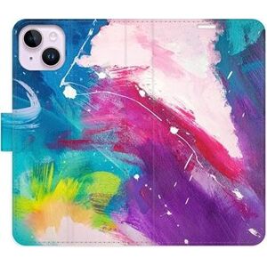 iSaprio flip pouzdro Abstract Paint 05 pro iPhone 14 Plus