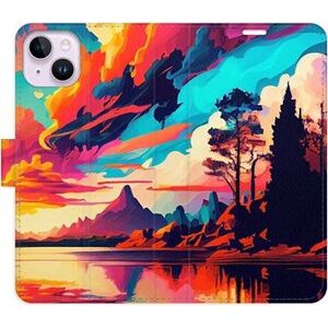 iSaprio flip pouzdro Colorful Mountains 02 pro iPhone 14 Plus