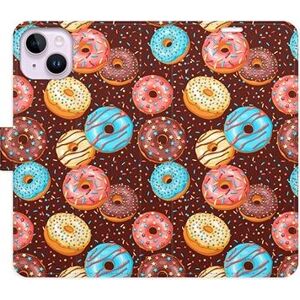 iSaprio flip pouzdro Donuts Pattern pro iPhone 14 Plus
