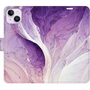 iSaprio flip pouzdro Purple Paint pro iPhone 14 Plus