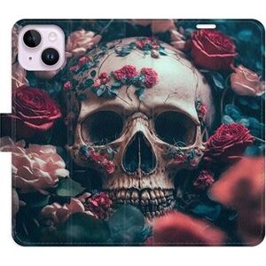 iSaprio flip puzdro Skull in Roses 02 na iPhone 14 Plus