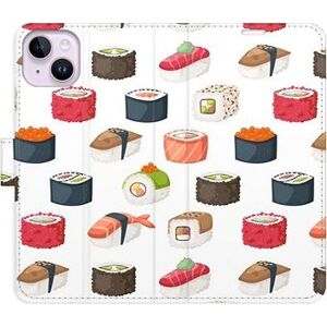 iSaprio flip puzdro Sushi Pattern 02 pre iPhone 14 Plus