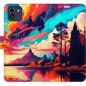 iSaprio flip puzdro Colorful Mountains 02 na Samsung Galaxy A03