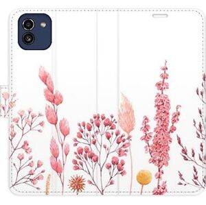 iSaprio flip pouzdro Pink Flowers 03 pro Samsung Galaxy A03