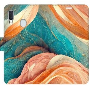 iSaprio flip pouzdro Blue and Orange pro Samsung Galaxy A20e