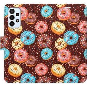 iSaprio flip pouzdro Donuts Pattern pro Samsung Galaxy A23 / A23 5G