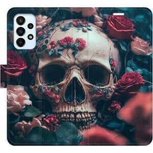 iSaprio flip pouzdro Skull in Roses 02 pro Samsung Galaxy A23 / A23 5G
