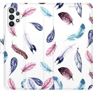 iSaprio flip puzdro Colorful Feathers na Samsung Galaxy A32 5G