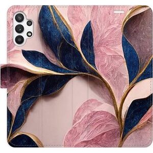 iSaprio flip pouzdro Pink Leaves pro Samsung Galaxy A32 5G