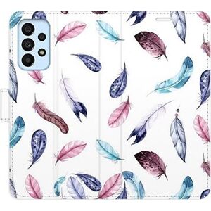iSaprio flip puzdro Colorful Feathers pre Samsung Galaxy A33 5G