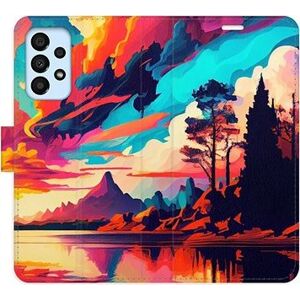 iSaprio flip puzdro Colorful Mountains 02 na Samsung Galaxy A33 5G