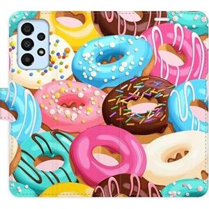 iSaprio flip puzdro Donuts Pattern 02 pre Samsung Galaxy A33 5G
