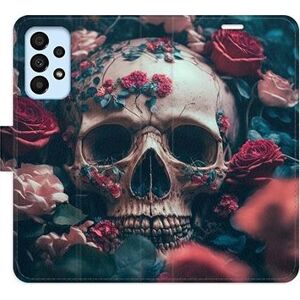 iSaprio flip puzdro Skull in Roses 02 pre Samsung Galaxy A33 5G