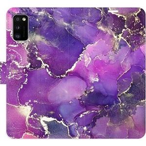 iSaprio flip puzdro Purple Marble pre Samsung Galaxy A41