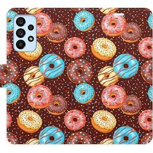 iSaprio flip puzdro Donuts Pattern na Samsung Galaxy A53 5G