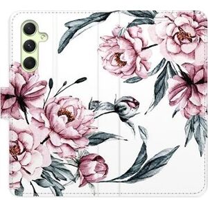 iSaprio flip puzdro Pink Flowers na Samsung Galaxy A54 5G