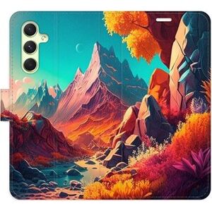 iSaprio flip puzdro Colorful Mountains na Samsung Galaxy A54 5G